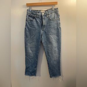 Madewell “The perfect vintage jean” size 27P